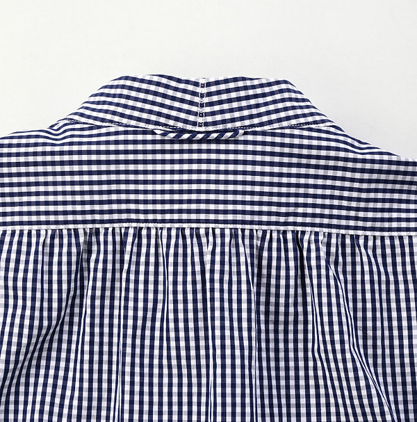 No.180 Miko 908 Cotton Tyrolean Stand Shirt Detail