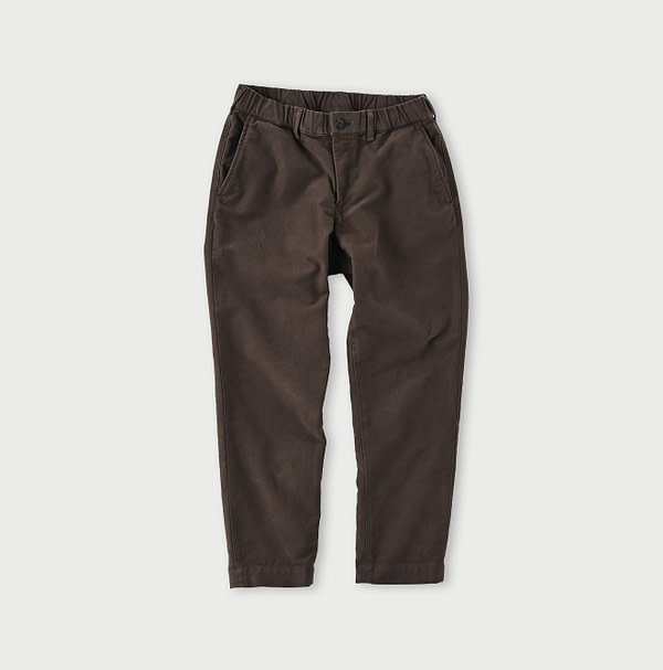 Moleskin Easy Slacks WOMEN Brown