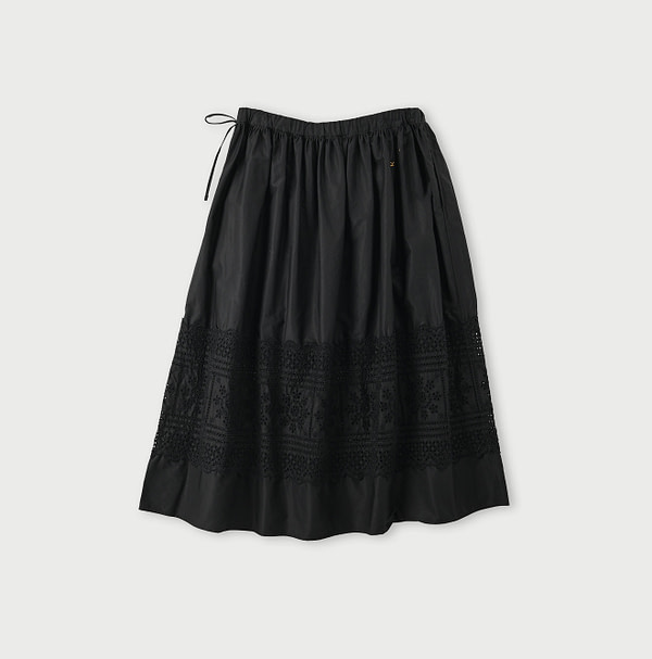 Usu High Density Gaba Cutwork Easy Skirt Back