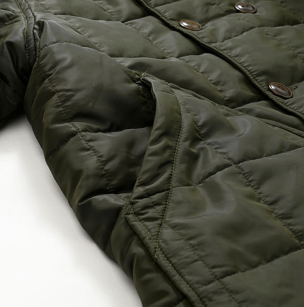 908 Thick Nylon Tent Coat Detail