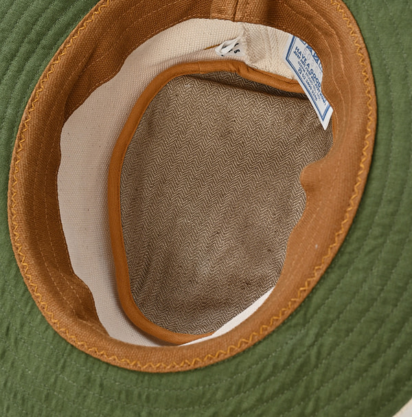 No.4 Cotton Canvas Hat Detail