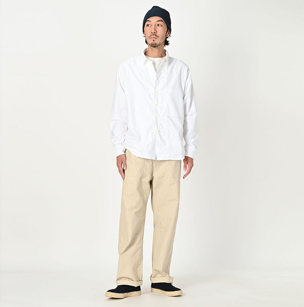 Supima Oxford 908 8 Knot Shirt Male Model