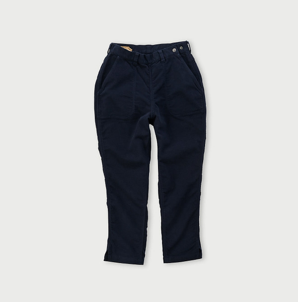 Mole Serge Cotton Stretch Momohime Navy