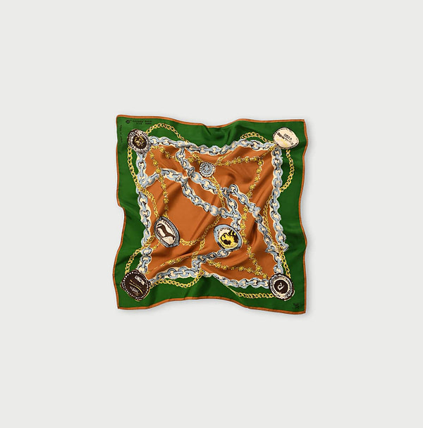 Silk Havana Bandana Green