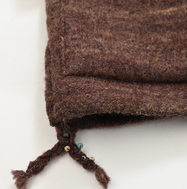 Chitose Wool Boiled 908 Uma Sweater Detail