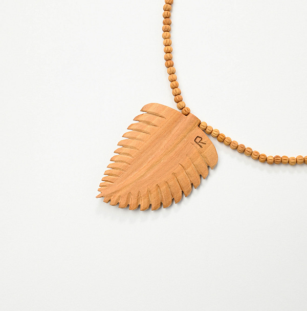 Palm Tree Necklace Detail