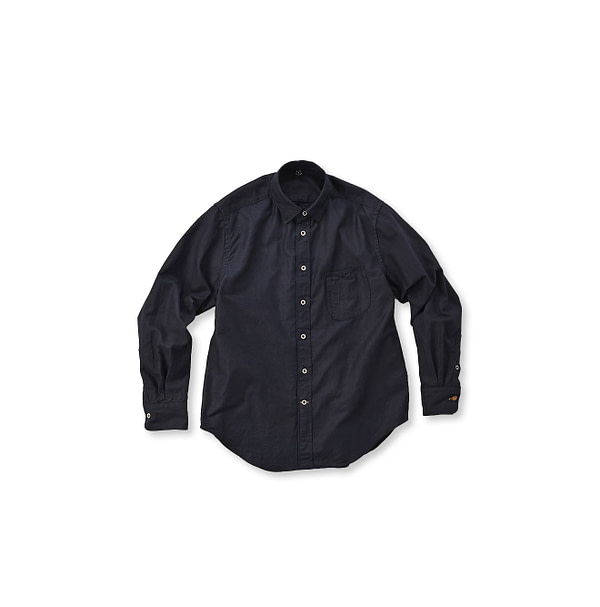 Indigo Supima Cotton OX 908 Loafer Shirt Indigo 45 Nou