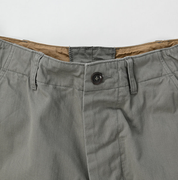 Okome Cotton Chino 908 Chigo Pants Detail