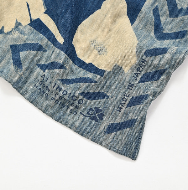 Indigo Tenjiku Margaret Bandana Detail