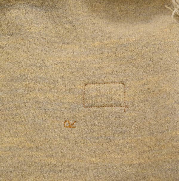 Chitose Wool Boiled Kamue Detail