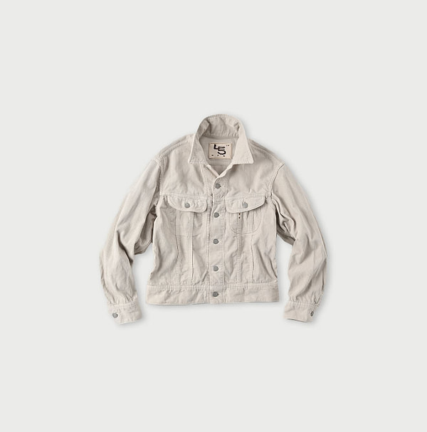 12 Well Corduroy 908 Yamahikohime Jacket Antique White