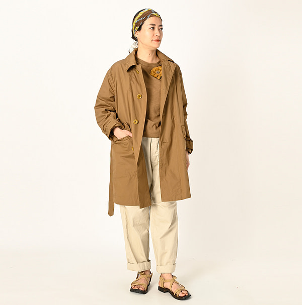 Cotton Weather 908 Half Coat Female Model