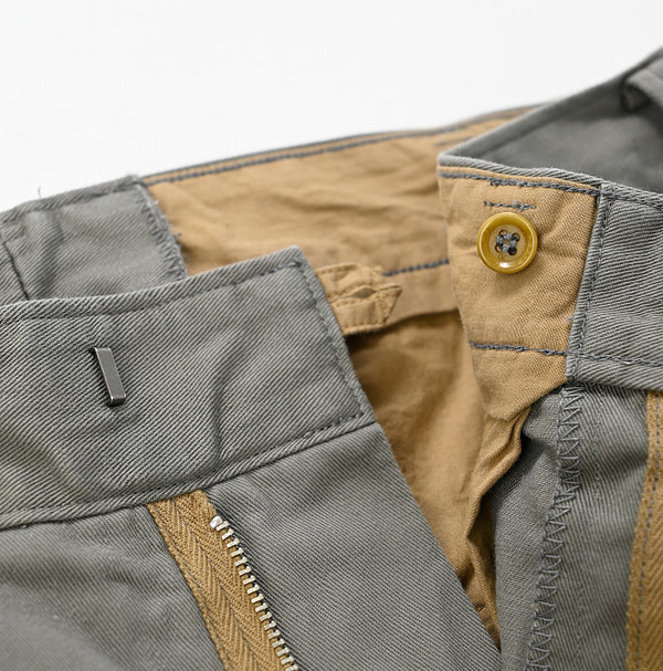 Okome Chino 908 Cotton Pants Detail