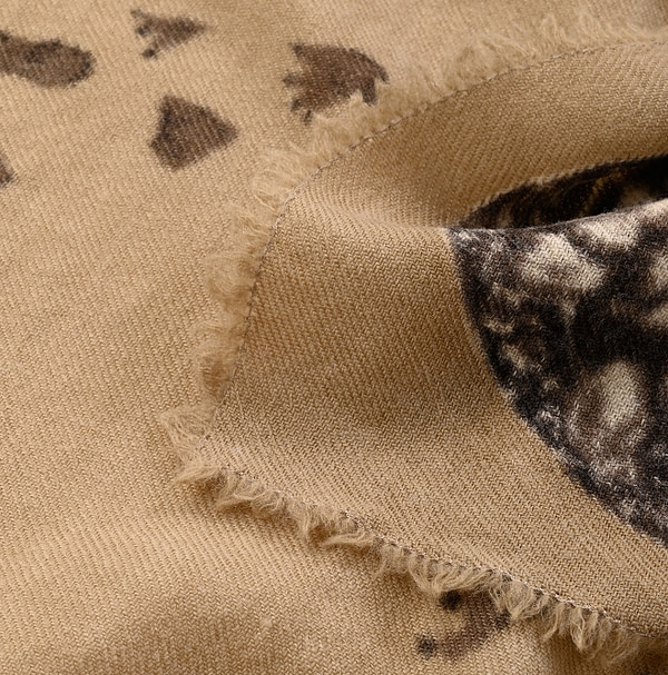 US Mou Wool TEDDY Furoshiki Detail