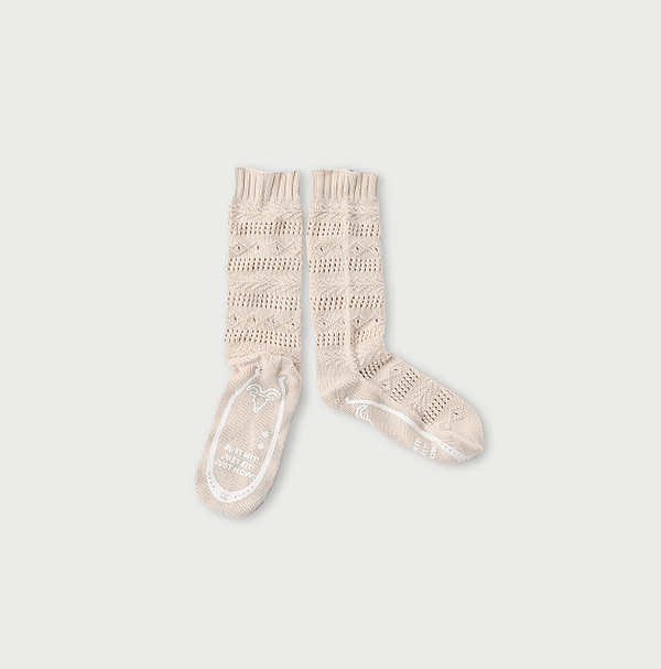 Lace de Socks Off White