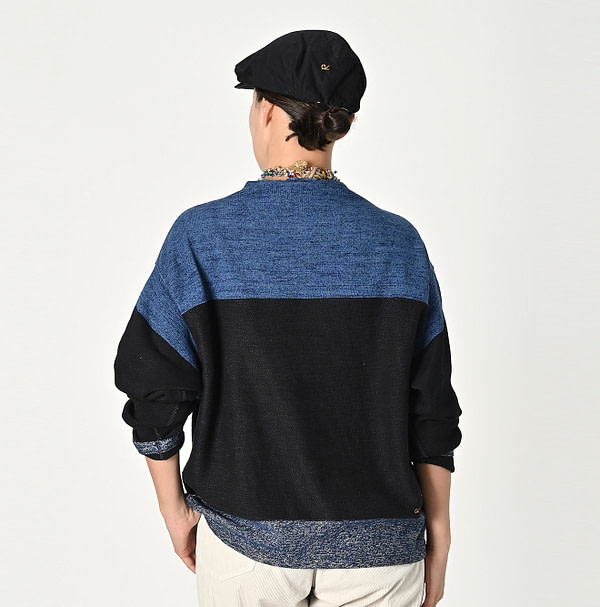 Indigo Yama Basque Outer T-shirt