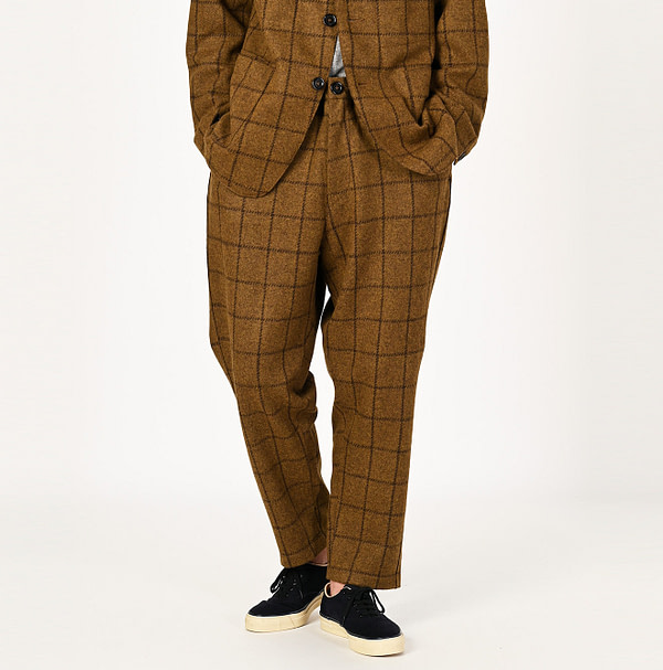 Jersey Wool Flannel 908 Easy Pants Male Model