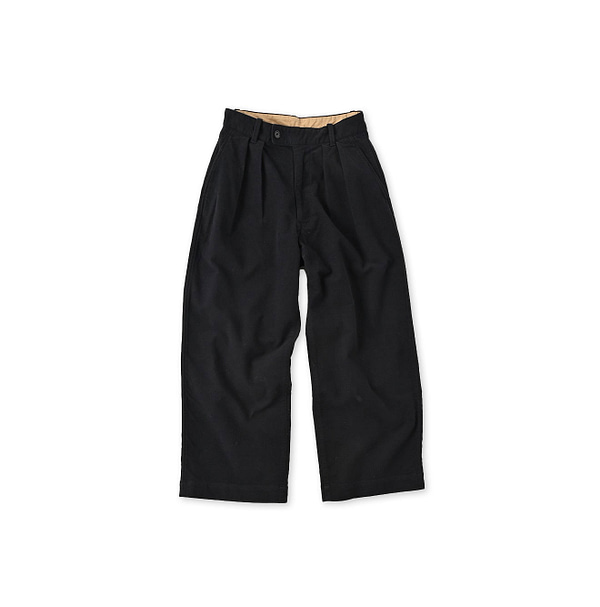 Mole Serge Stretch Charlotte Baggy Charcoal