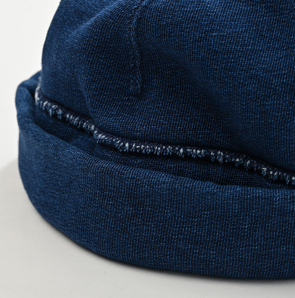 Indigo Urake Cap Detail