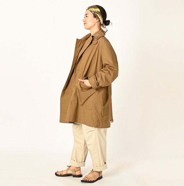 Cotton Weather 908 Half Coat Female Model