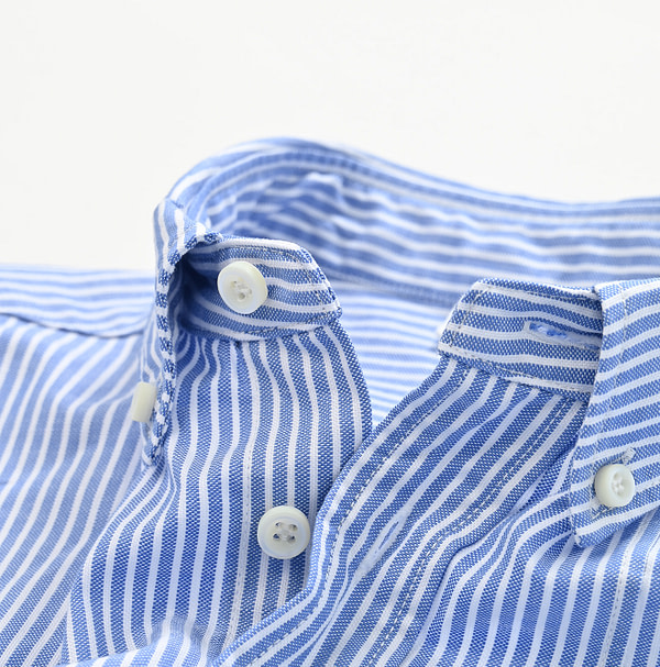 Supima OX 908 Ocean Sail Shirt Detail