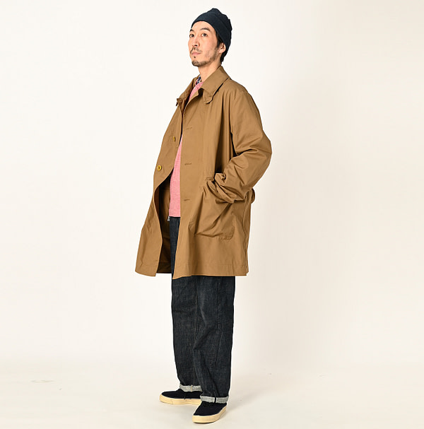 Cotton Weather 908 Half Coat Male Model