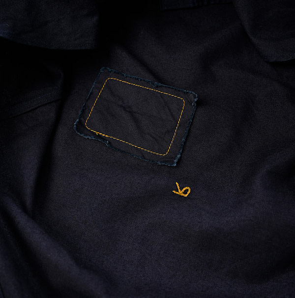 Indigo Supima Cotton OX 908 Loafer Shirt Detail