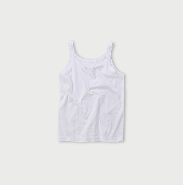 Dozume Tenjiku Cotton Binder Camisole Pearl White