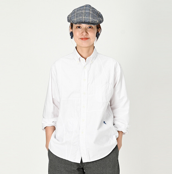 Supima OX 908 Ocean Sail Shirt Female Model