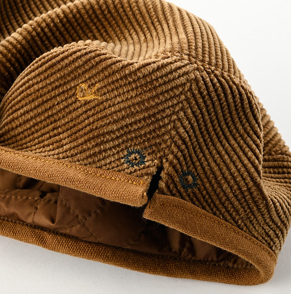 Selvedge Corduroy Beret Detail