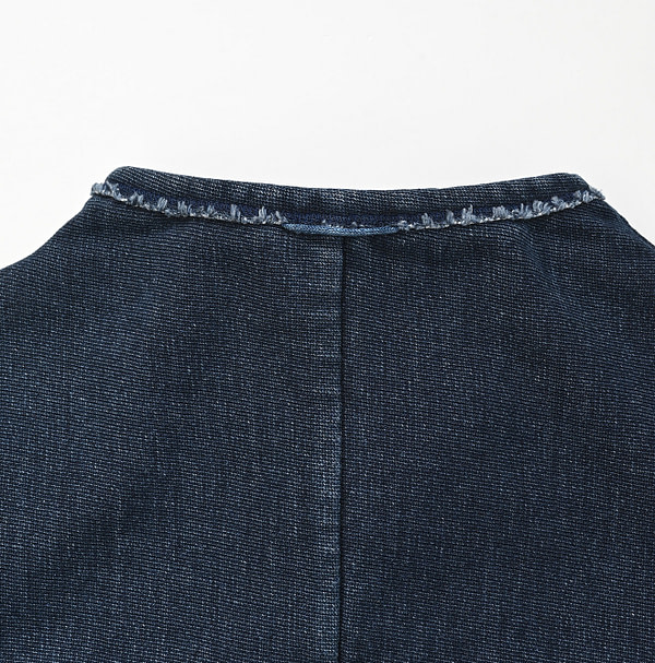 Indigo Urake 908 Outer Sweat Detail