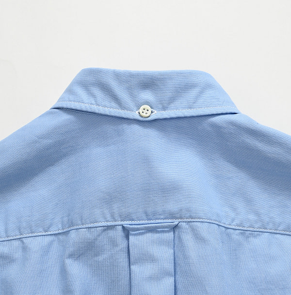 Supima Oxford 908 Ocean Canvas Shirt Detail