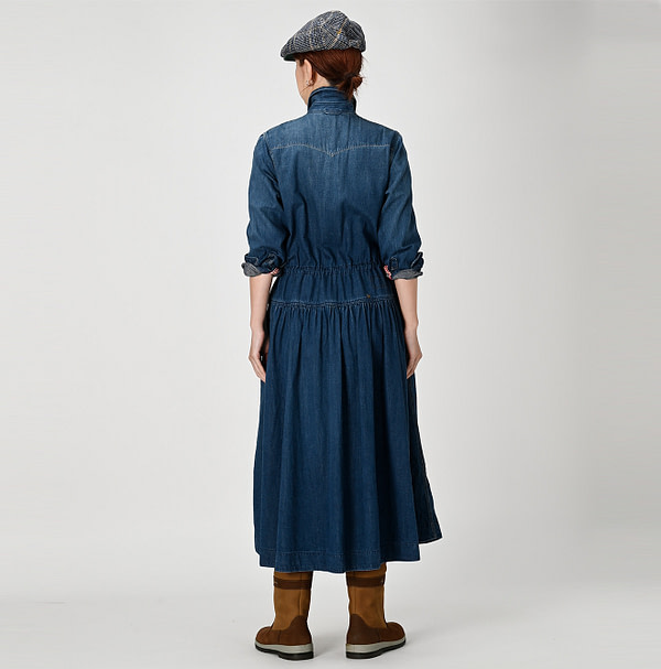 Shirt Denim Eastern Dress Shou Female Model