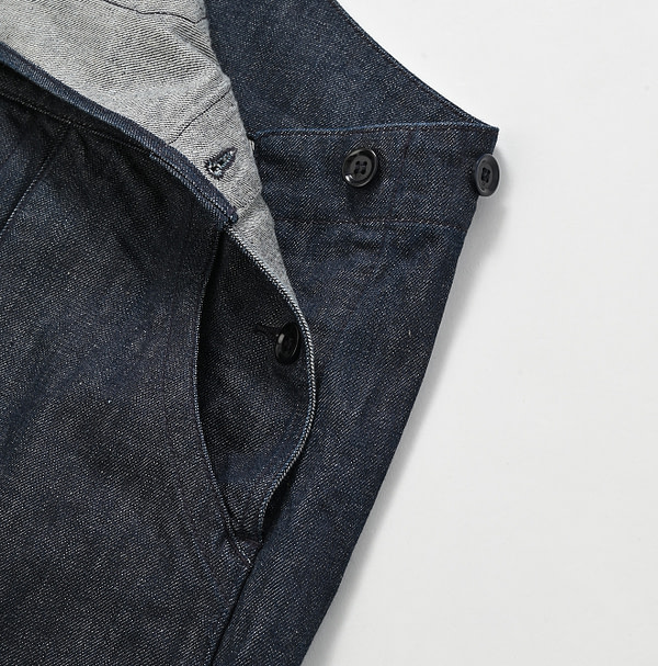 Raimugi Denim 908 Overall Nou Detail