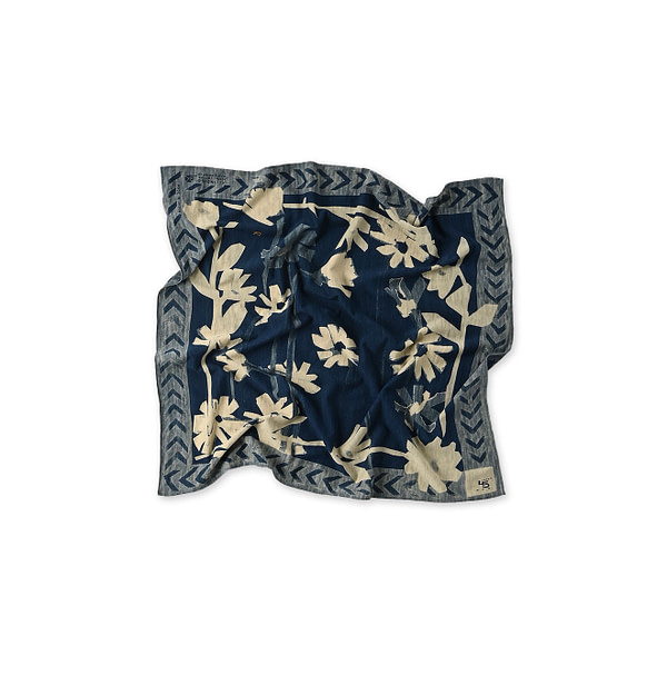 Indigo Tenjiku Margaret Bandana Indigo