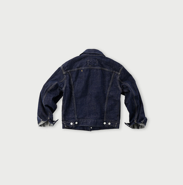 Futatabi 6.5 Ai Denim Sorahikohime Jacket Back