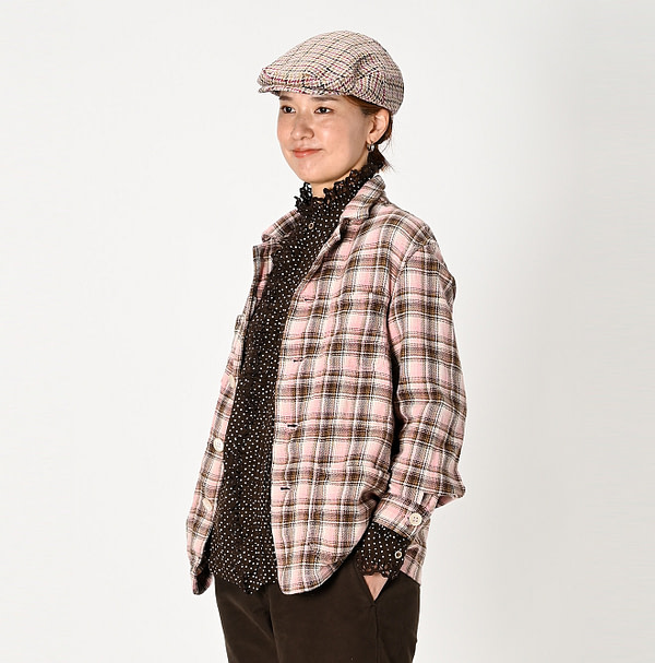 Indian Flannel 908 4-Pocket Shirt Female Model