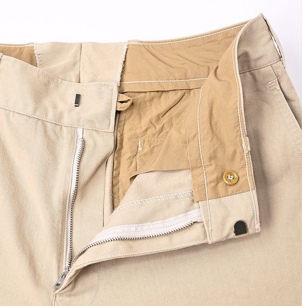 Okome Chino Cotton Charlotte Pants Detail