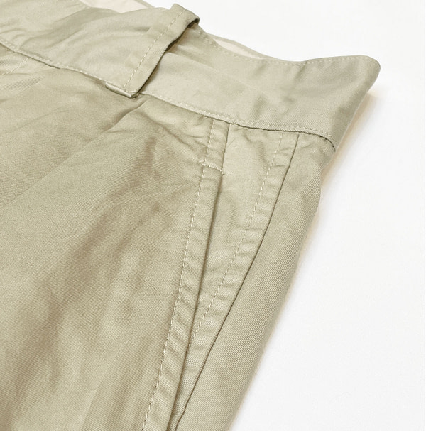 High Density Gaba Cotton Charlotte Baggy Detail