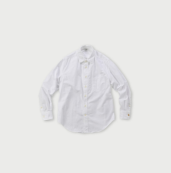 Supima Cotton OX 908 Loafer Shirt White