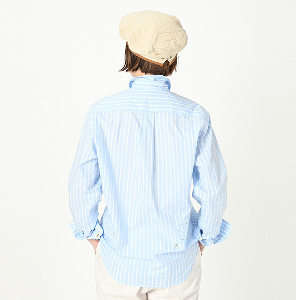 Supima Cotton Batiste 908 Loafer Shirt Female Model