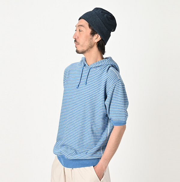 Super Gauze Stripe Urake 908 Hoodie