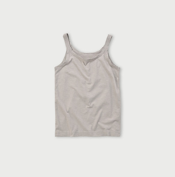 Dozume Tenjiku Cotton Camisole Sandy Gray