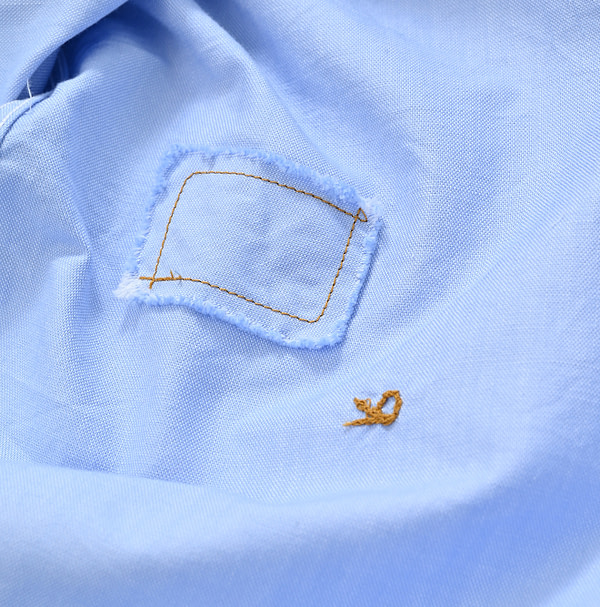 Supima OX Petit Loafer Shirt Detail