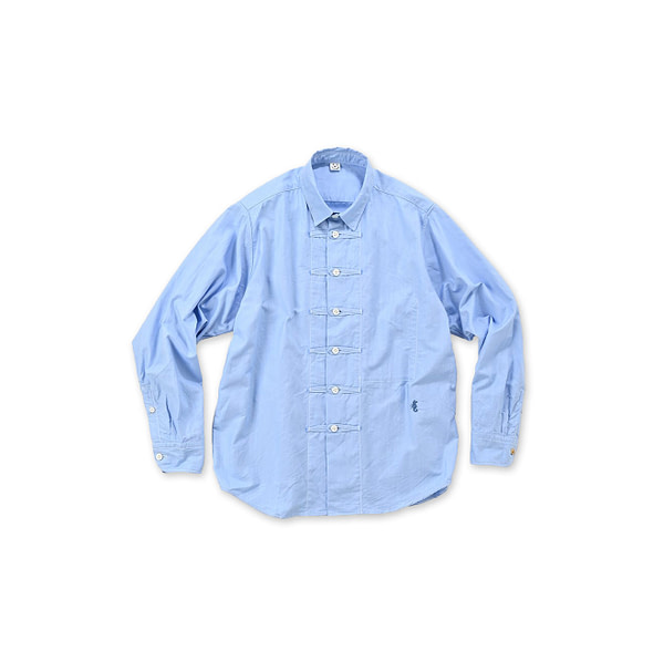 Supima Oxford 908 8 Knot Shirt Saxe Chambray