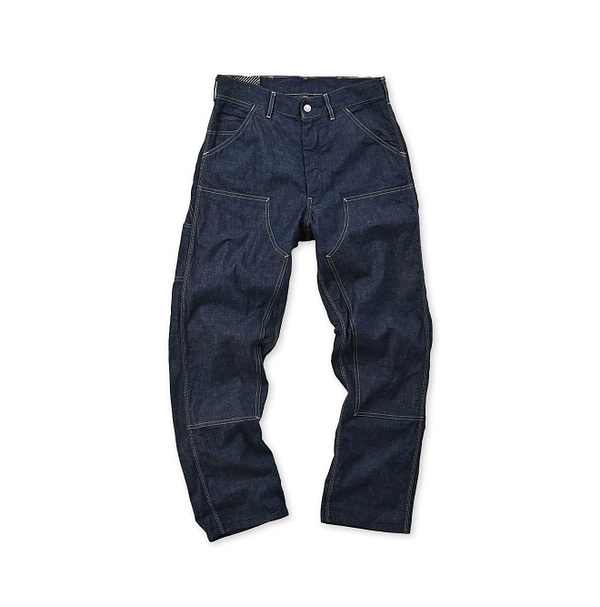 Mugi Cotton Denim 908 Painter Pants Dash Indigo Nou