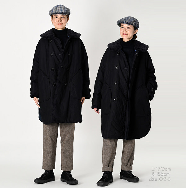 Indigo Fourth OX 908 Tent Coat Female Models