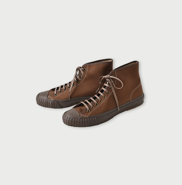 Duck High-cut Sneakers Brown