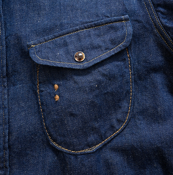 Shirt Denim 908 Eastern Shirt Detail