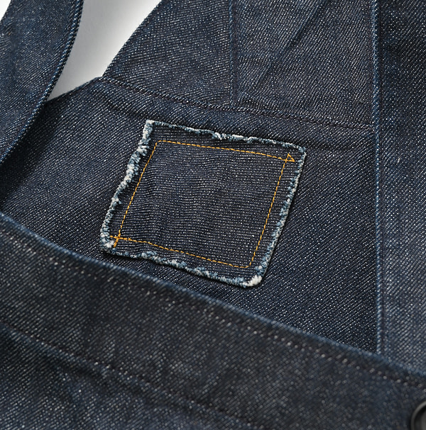 Raimugi Denim 908 Overall Nou Detail